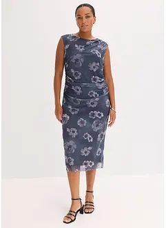 Robe midi en mesh, bonprix