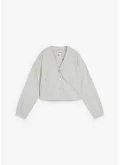 Sweat zippé en viscose mélangée un peu brillante, bonprix