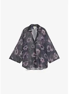 Blouse oversize en crêpe léger, bonprix