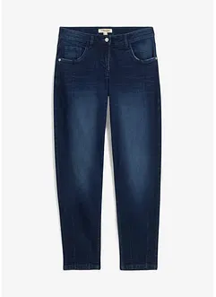 Jean barrel taille mi-haute, bonprix