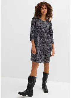Robe courte en jersey aspect maille, bonprix