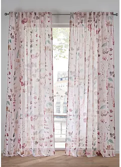 Voilage à imprimé floral (1 pce), bonprix