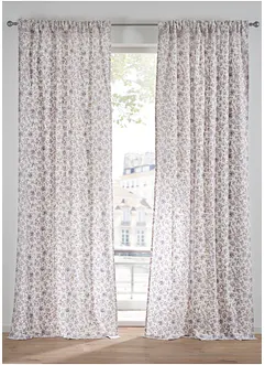 Rideau panneau en coton (1 pce), bonprix