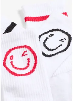 Lot de 6 paires de chaussettes de tennis en coton majoritaire, bonprix