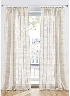 Voilage texturé, différentes tailles (1 pce), bonprix