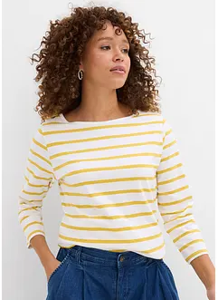 T-shirt manches longues coton, bonprix