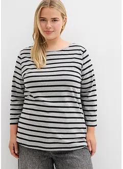 T-shirt manches longues coton, bonprix