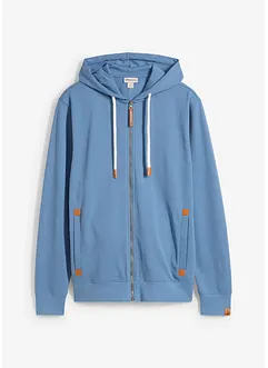 Sweat zippé à capuche, bonprix
