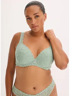 Soutien-gorge à coques et dentelle florale, bonprix