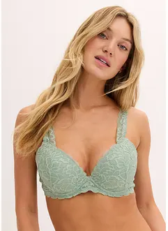 Soutien-gorge à coques et dentelle florale, bonprix