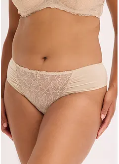 Slip brésilien à broderies florales, bonprix