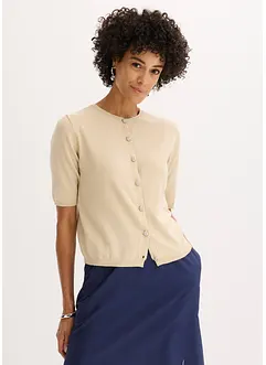 Gilet en maille fine à manches courtes, bonprix