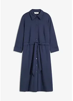 Robe-chemise en jersey milano, bonprix
