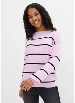 Pull en fine maille de viscose mélangée, bonprix