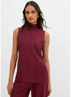 Top long et texturé en viscose mélangée, bonprix
