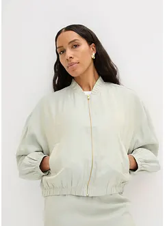 Blouson en matière brillante, bonprix