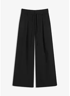 Pantalon à pinces et lien à nouer, bonprix