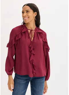 Blouse à volants, bonprix