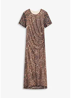 Robe midi en mesh doux, bonprix