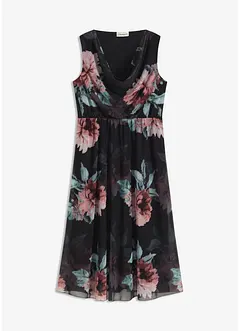 Robe midi en mesh doux, bonprix