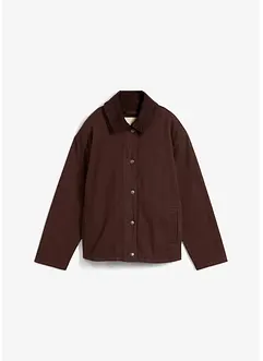Veste en twill avec col en velours côtelé, bonprix