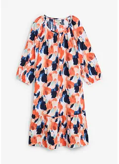 Robe-tunique en crêpe gaufré, bonprix