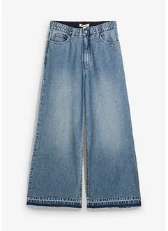 Jean large taille haute, raccourci, bonprix