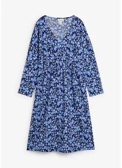 Robe en jersey crêpe gaufré, bonprix