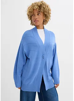 Gilet long en maille, bonprix