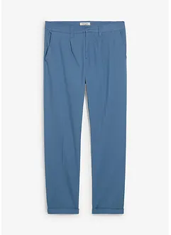 Pantalon droit à pinces en twill de coton, Regular, bonprix