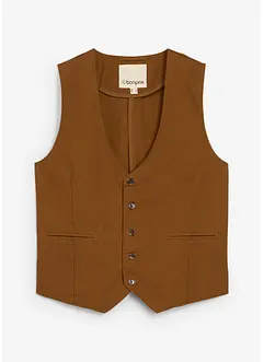 Gilet de costume en toile de coton, bonprix