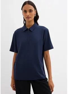 Polo en viscose mélangée, bonprix