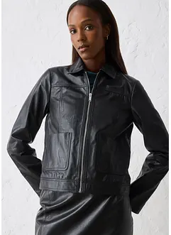 Veste en cuir, bonprix