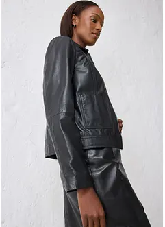 Veste en cuir, bonprix