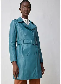 Trench-coat en cuir, bonprix
