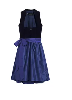 Dirndl avec velours en longueur midi (ens. 2 pces), bonprix