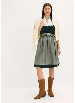 Dirndl avec velours en longueur midi (ens. 2 pces), bonprix