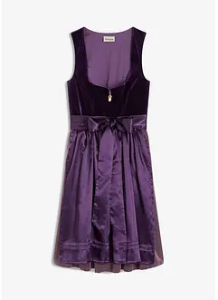 Dirndl avec velours en longueur midi (ens. 2 pces), bonprix
