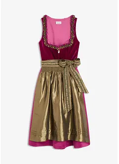 Dirndl avec velours, longueur midi (ens. 2 pces), bonprix