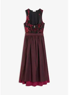 Dirndl avec velours en longueur midi (ens. 2 pces), bonprix