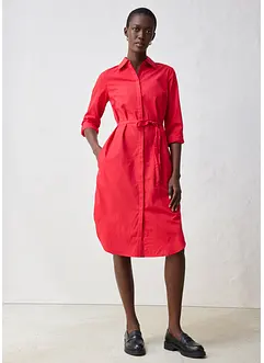Robe-chemise avec soie, bonprix