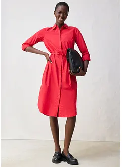 Robe-chemise avec soie, bonprix