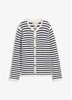 Gilet en maille coton et soie, bonprix