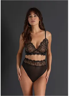Brassière et string taille haute ouvert (ens. 2 pces), bonprix