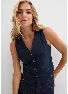 Gilet sans manches en jean, bonprix