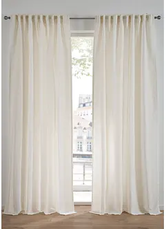 Rideau rayé avec polyester recyclé (1 pce), bonprix