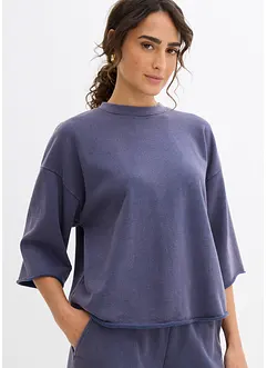 Sweat oversize en coton mélangé, bonprix