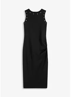 Robe midi avec rivets, bonprix