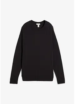 Pull texturé en coton majoritaire, bonprix