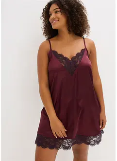 Nuisette en satin et dentelle, bonprix